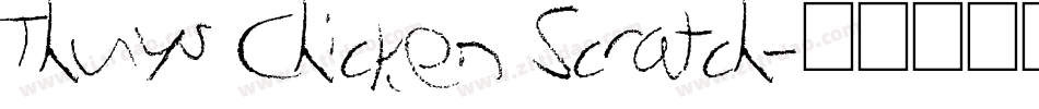 Thuys Chicken Scratch字体转换